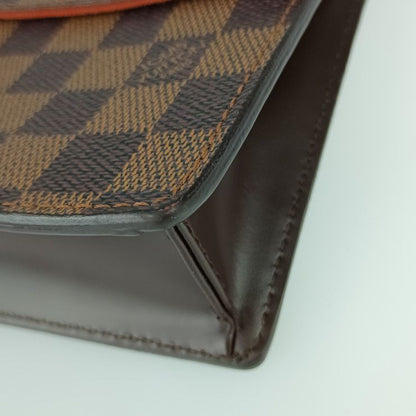Louis Vuitton Shoulder Bag Portobello N45271 Ebne Damier Canvas Leather Unisex