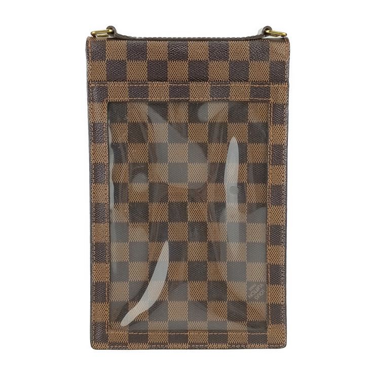 Louis Vuitton Shoulder Bag Portobello N45271 Ebne Damier Canvas Leather Unisex