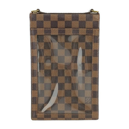 Louis Vuitton Shoulder Bag Portobello N45271 Ebne Damier Canvas Leather Unisex