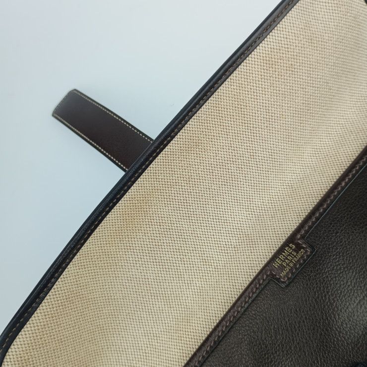 Hermes Clutch Bag Jigier PM - Dark Brown Leather Unisex Second Bag ?I Engraved