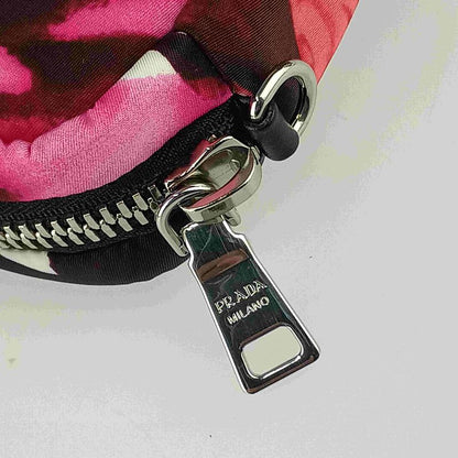 Prada Shoulder Bag 2WAY Crossbody Bag 1dh046 Pink Nylon Ladies Wristlet Pouch