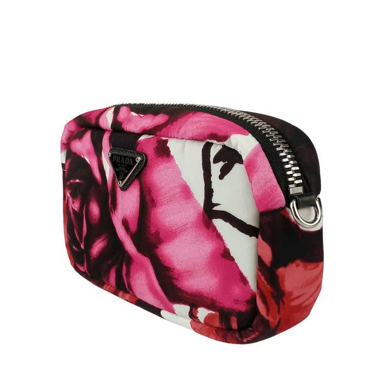 Prada Shoulder Bag 2WAY Crossbody Bag 1dh046 Pink Nylon Ladies Wristlet Pouch