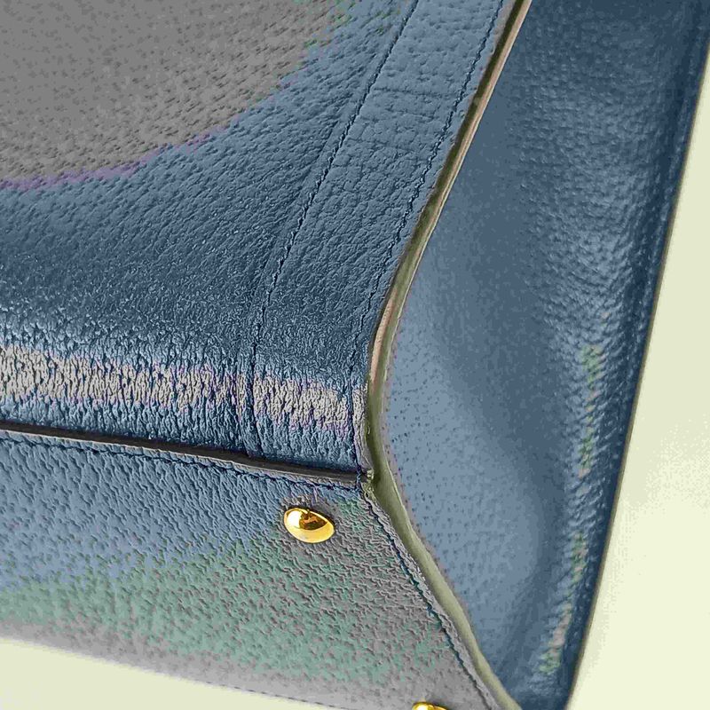 Gucci Tote Bag Diana Medium 678842 U3zdt Royal Blue Leather Women's 2WAY