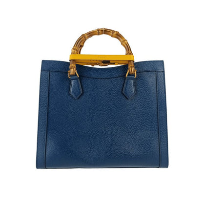 Gucci Tote Bag Diana Medium 678842 U3zdt Royal Blue Leather Women's 2WAY