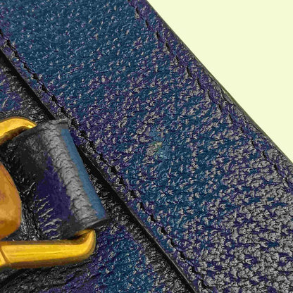 Gucci Tote Bag Diana Medium 678842 U3zdt Royal Blue Leather Women's 2WAY