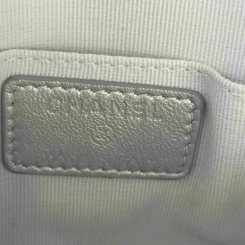 Chanel Coin Case Camellia Zip Coin Purse Ap2125 Silver Lambskin Ladies Coin