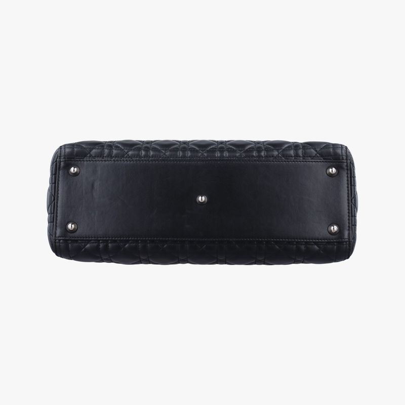 Christian Diorchristian Dior Lady Dior Black Lambskin 18-ma-0135