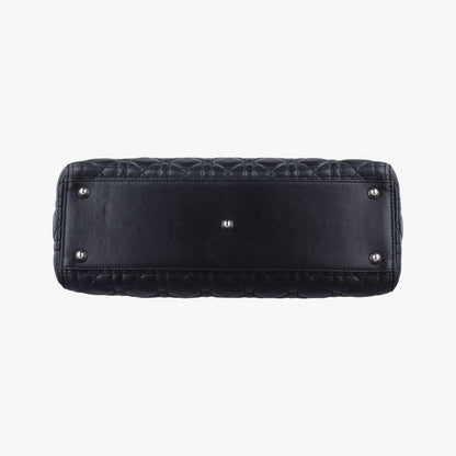 Christian Diorchristian Dior Lady Dior Black Lambskin 18-ma-0135