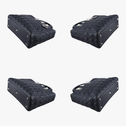 Christian Diorchristian Dior Lady Dior Black Lambskin 18-ma-0135