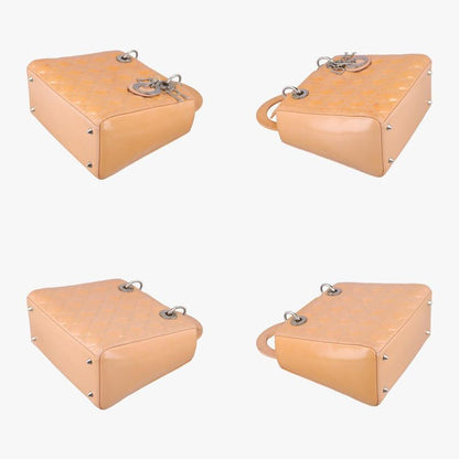 Christian Diorchristian Dior Lady Dior Yellow Patent 16-bo-0112 B