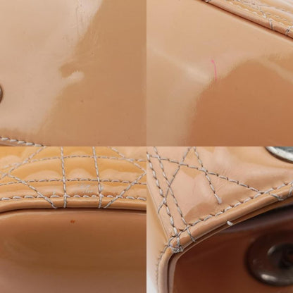 Christian Diorchristian Dior Lady Dior Yellow Patent 16-bo-0112 B