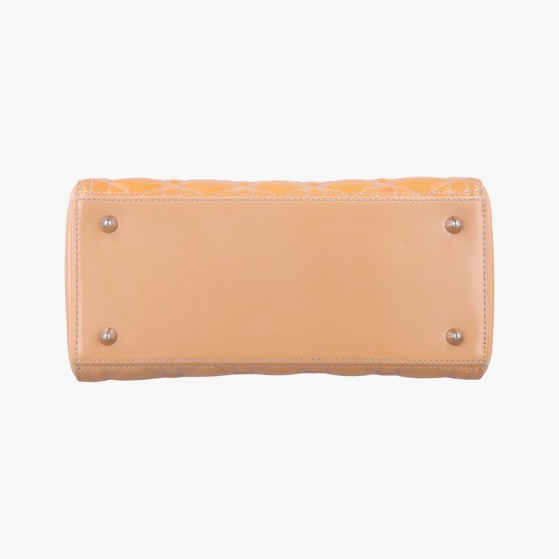 Christian Diorchristian Dior Lady Dior Yellow Patent 16-bo-0112 B