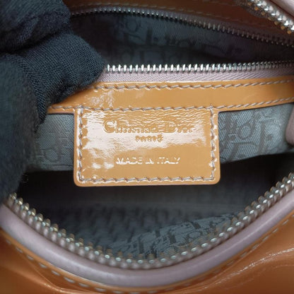 Christian Diorchristian Dior Lady Dior Yellow Patent 16-bo-0112 B