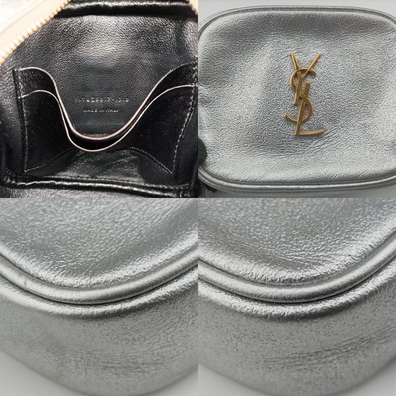 Yves Saint Laurent Yves Saint Laurent Blogger Bag Silver Leather 425317