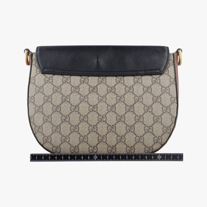 Guccissima Padlock Beige And Black PVC Coated Canvas And Leather 453189