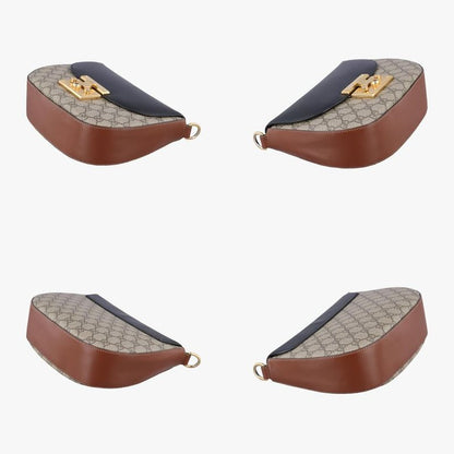 Guccissima Padlock Beige And Black PVC Coated Canvas And Leather 453189