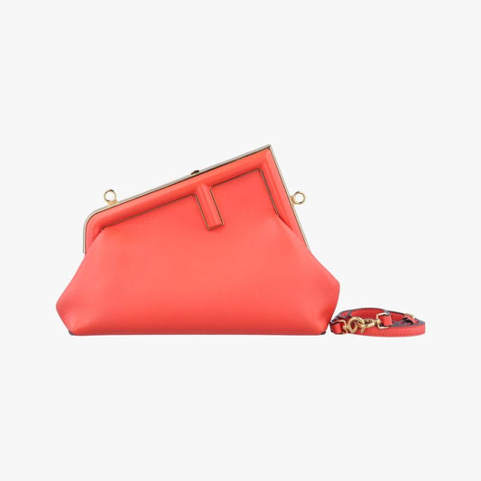 Fendi First Small Red Lambskin 8bp129 ABVE 219-8241