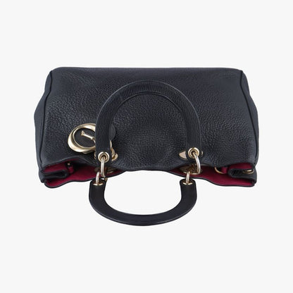 Christian Diorchristian Diorissimo Black Leather 29-ma-0144