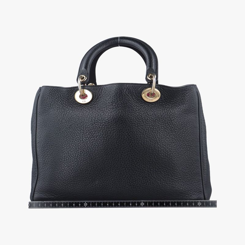 Christian Diorchristian Diorissimo Black Leather 29-ma-0144