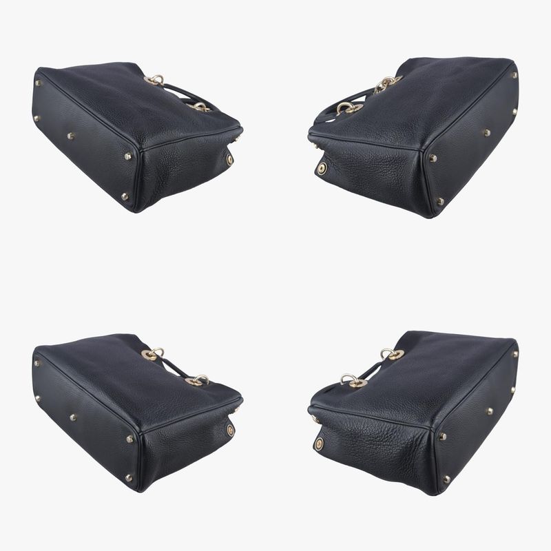 Christian Diorchristian Diorissimo Black Leather 29-ma-0144