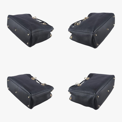 Christian Diorchristian Diorissimo Black Leather 29-ma-0144