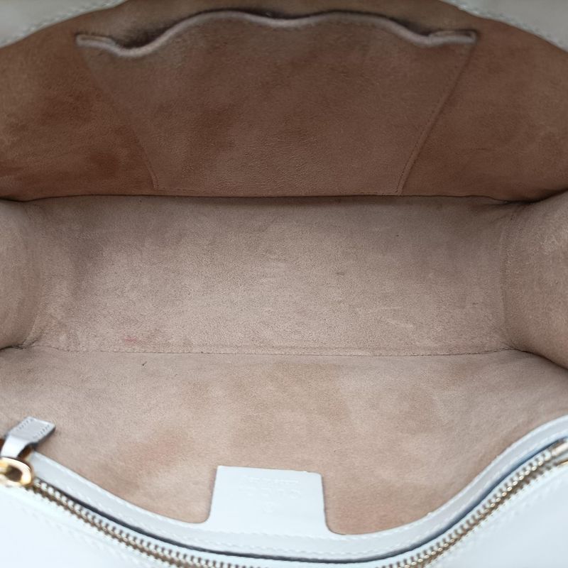 Gucci Sylvie Ivory X Navy X Red Leather 421882 G023902941