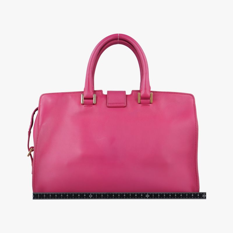 Yves Saint Laurent Yves Saint Laurenty Line Petit Cabas Su Rose Red Leather