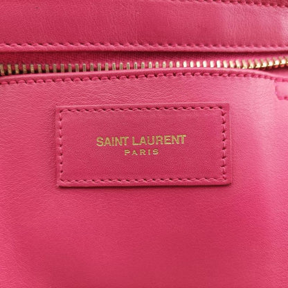 Yves Saint Laurent Yves Saint Laurenty Line Petit Cabas Su Rose Red Leather