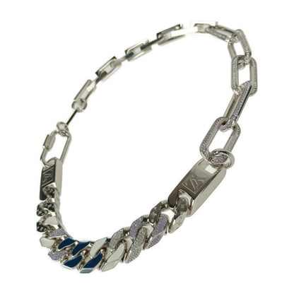 Louis Vuitton Necklace LV Collier Mix Chain Links Mp2461 Silver Multicolor
