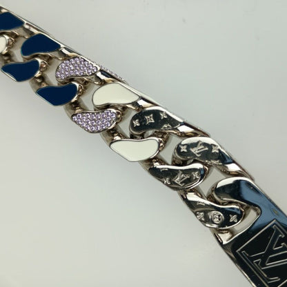 Louis Vuitton Necklace LV Collier Mix Chain Links Mp2461 Silver Multicolor