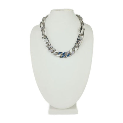 Louis Vuitton Necklace LV Collier Mix Chain Links Mp2461 Silver Multicolor