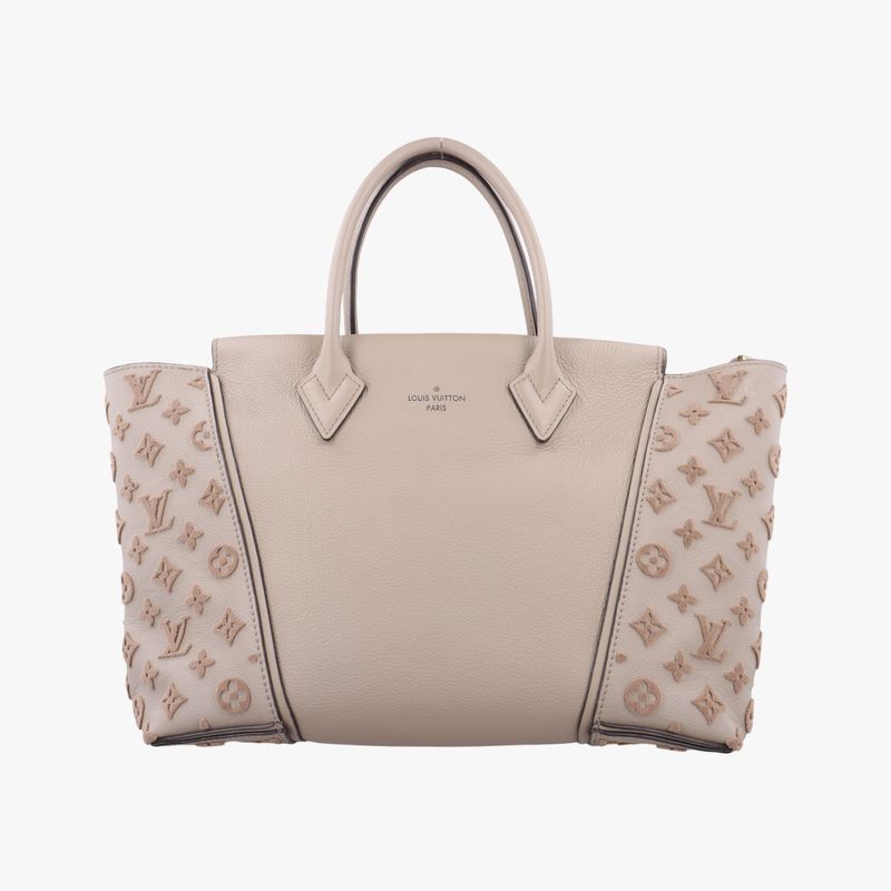 Louis Vuitton Tote W PM Beige Vaux Cashmere Leather M94483 Fl5113