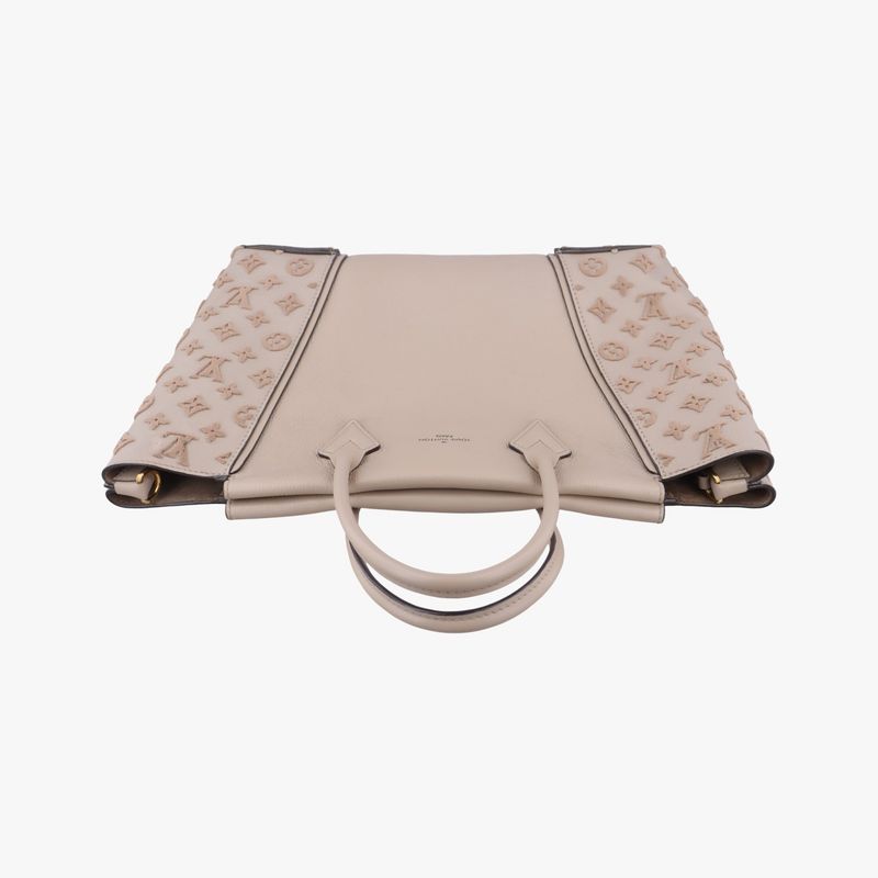Louis Vuitton Tote W PM Beige Vaux Cashmere Leather M94483 Fl5113