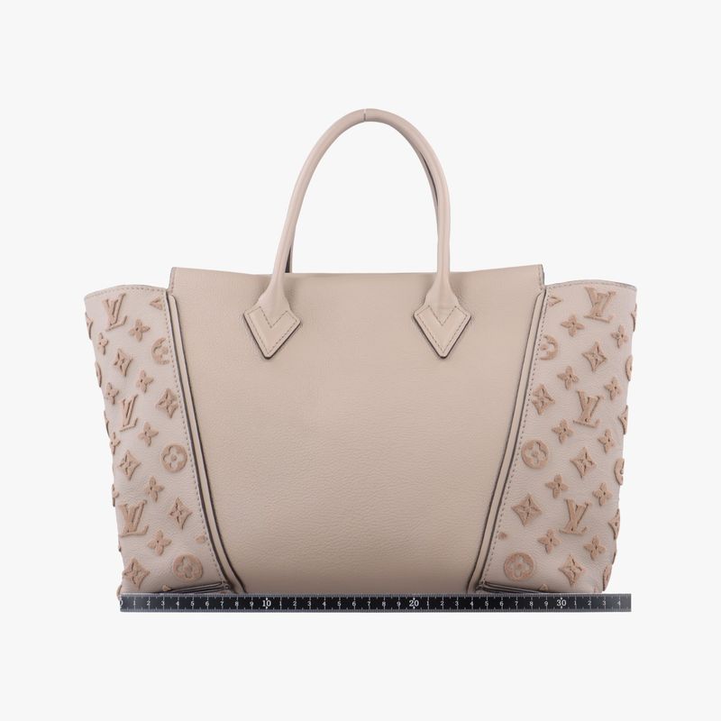 Louis Vuitton Tote W PM Beige Vaux Cashmere Leather M94483 Fl5113