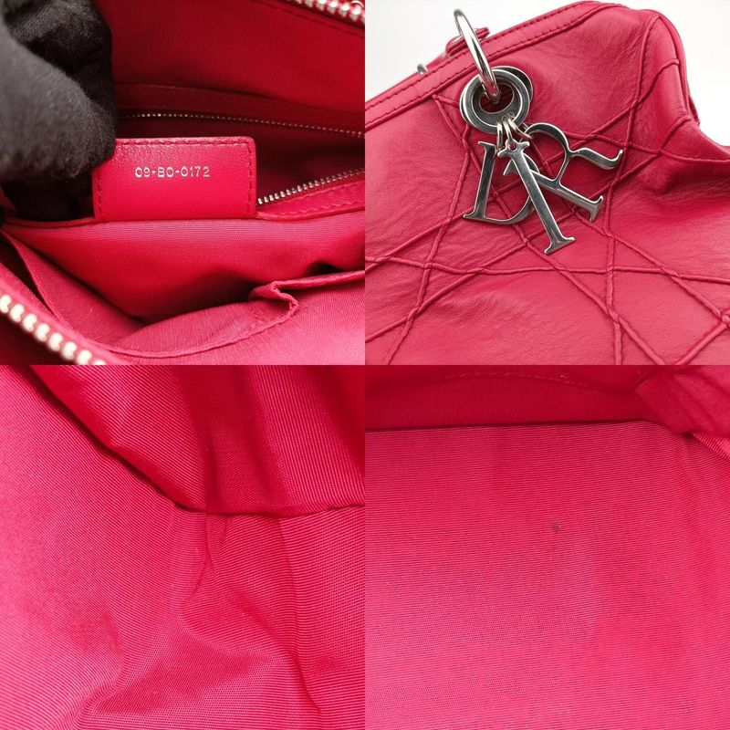 Christian Diorchristian Dior Granville Red Lambskin 09-bo-0172