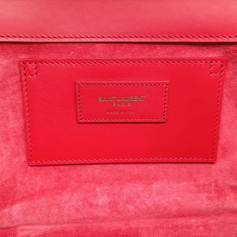 Yves Saint Laurent Yves Saint Laurent Kate Red Leather 354119 Dpl354119.0414