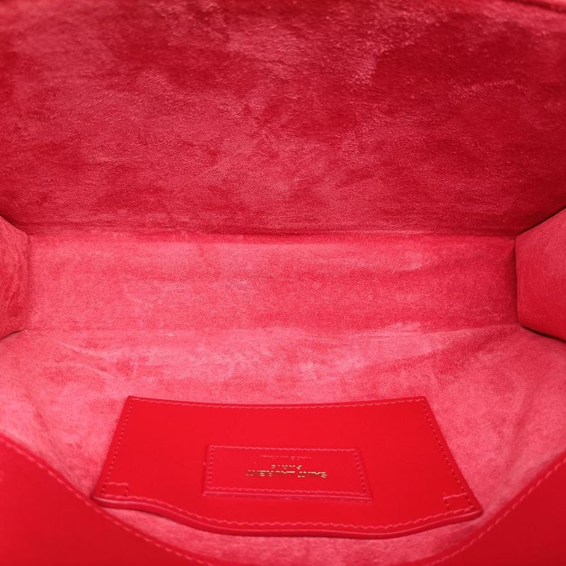 Yves Saint Laurent Yves Saint Laurent Kate Red Leather 354119 Dpl354119.0414