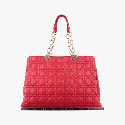 Christian Diorchristian Dior Soft Red Lambskin 17-bo-0163