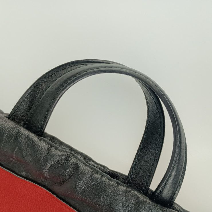 Gucci Backpack Daypack Print Drawstring Ring 516639 Hibisca Scuffed Leather