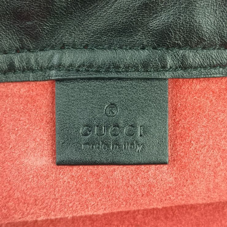 Gucci Backpack Daypack Print Drawstring Ring 516639 Hibisca Scuffed Leather