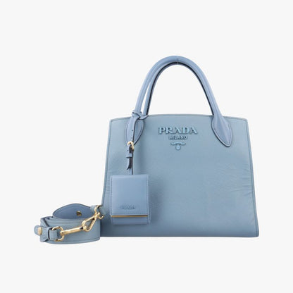 Prada Monochrome Blue Saffiano Leather 1ba156 117 R