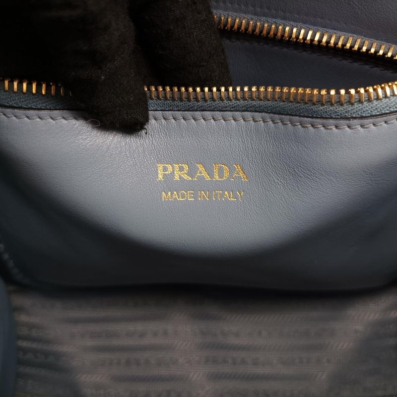 Prada Monochrome Blue Saffiano Leather 1ba156 117 R