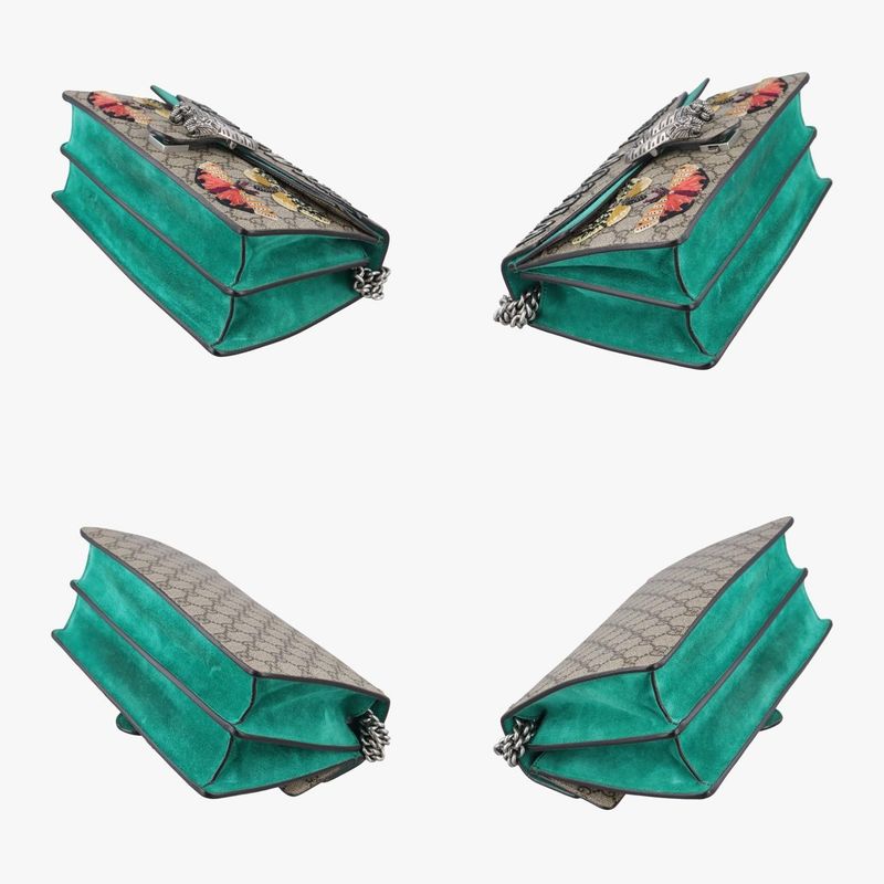 Gucci Dionysus Beige Green And Multicolor PVC Coated Canvas 400249 B022987462