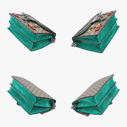 Gucci Dionysus Beige Green And Multicolor PVC Coated Canvas 400249 B022987462