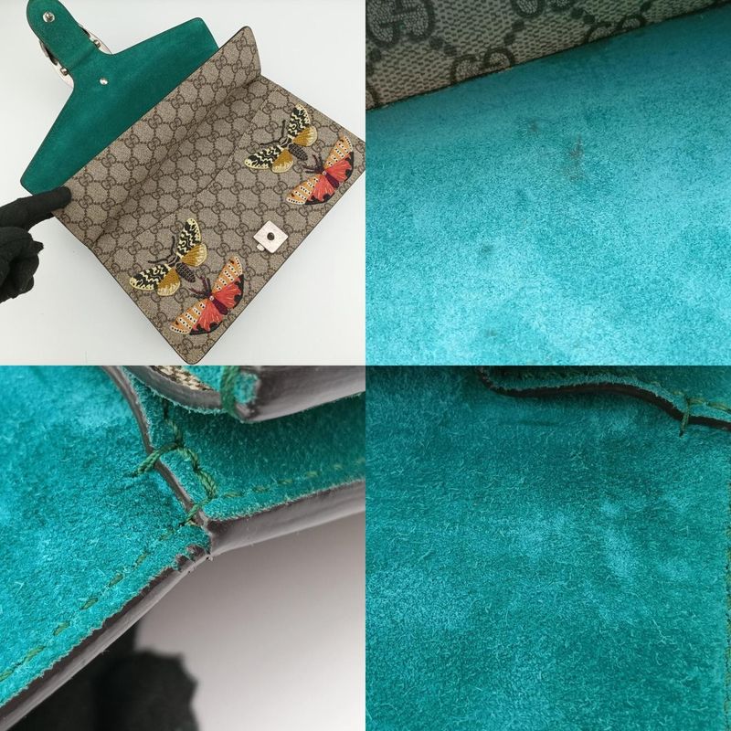 Gucci Dionysus Beige Green And Multicolor PVC Coated Canvas 400249 B022987462