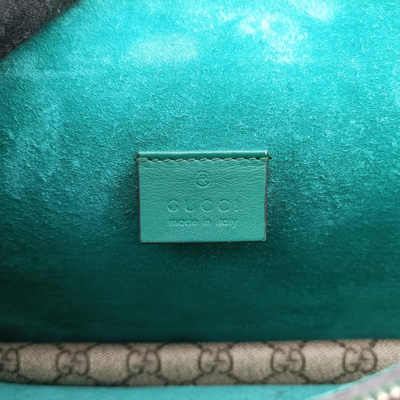 Gucci Dionysus Beige Green And Multicolor PVC Coated Canvas 400249 B022987462