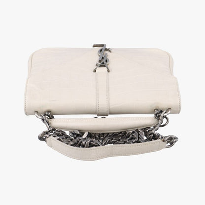 Yves Saint Laurent Yves Saint Laurent College White Leather 428101 Ars428101.091