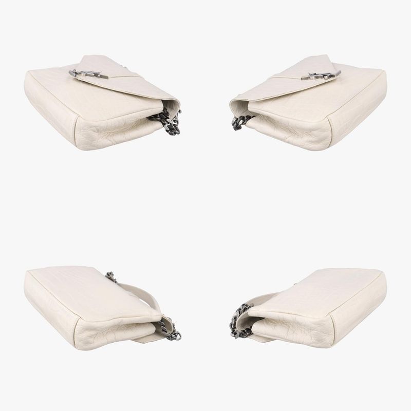 Yves Saint Laurent Yves Saint Laurent College White Leather 428101 Ars428101.091