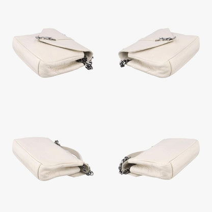 Yves Saint Laurent Yves Saint Laurent College White Leather 428101 Ars428101.091