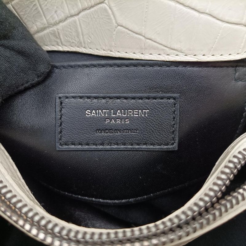 Yves Saint Laurent Yves Saint Laurent College White Leather 428101 Ars428101.091